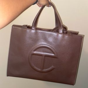 Telfar Medium Chocolate Shopping Bag